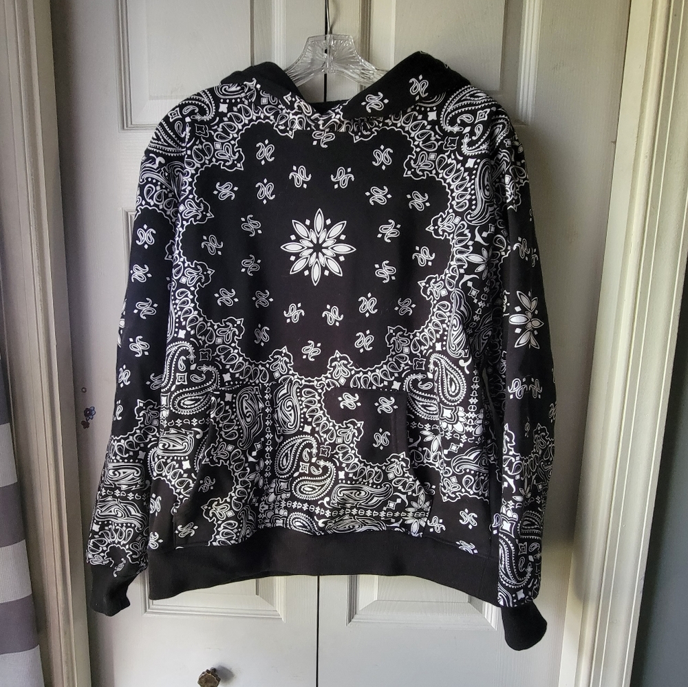 Bandana Print Hoodie